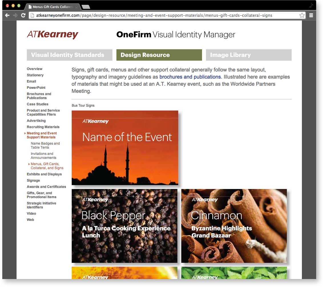 kearney_web-one-firm_meeting-support-materials.jpg Art Direction by: Bart Crosby, Crosby Associates